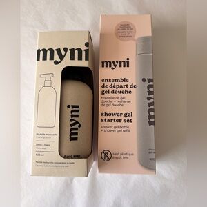 Myni Eco Refillable Hand Soap + Shower Gel Set (Plastic Free)